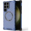 Kryt na Samsung Galaxy S24 Ultra odolný Honeycomb s podporou Magsafe modrý Kryt na Samsung Galaxy S24 Ultra odolný Honeycomb s podporou Magsafe modrý