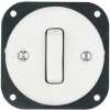 Bohemia-Design - Retro jednoduchý porcelánový vypínač bez rámčeka pre zvonček, biely 12357553 + záruka 3 roky zadarmo Bohemia-Design - Retro jednoduchý porcelánový vypínač bez rámčeka pre zvonček, biely 12357553 + záruka 3 roky zadarmo