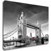 Impresi Obraz Tower Bridge čiernobielý - 70 x 50 cm Impresi Obraz Tower Bridge čiernobielý - 70 x 50 cm
