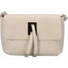 Dámska kožená crossbody kabelka svetlo béžová - ItalY Porta béžová Dámska kožená crossbody kabelka svetlo béžová - ItalY Porta béžová
