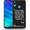 Picasee silikónový čierny obal pre Huawei P Smart 2019 - Kazma - SVĚT PATŘÍ TĚM, CO SE NEPOSEROU Picasee silikónový čierny obal pre Huawei P Smart 2019 - Kazma - SVĚT PATŘÍ TĚM, CO SE NEPOSEROU