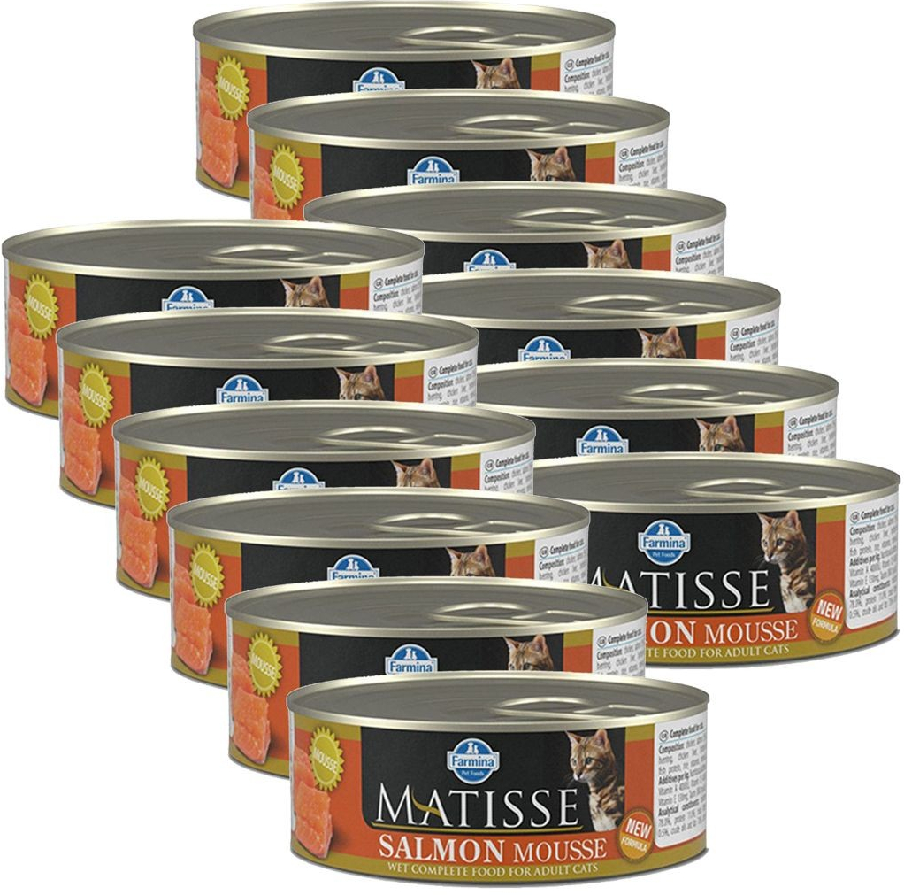 Farmina MATISSE cat Salmon pena 12 x 85 g