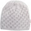 Baby Nellys Dvojvrstvová ažúrková čiapka bavlna sivá