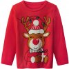 lupilu® Dievčenský vianočný pulóver Premium červená, 98/104 (100396590) lupilu® Dievčenský vianočný pulóver Premium červená, 98/104 (100396590)