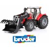 Bruder 3047 Traktor Massey Ferguson 7600 s čelným nakladačom
