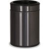 ALDA Kôš izbový, dvojplášťový, okrúhly, čierny matný lak, 6 l HM9038-6Lbl ALDA Kôš izbový, dvojplášťový, okrúhly, čierny matný lak, 6 l HM9038-6Lbl