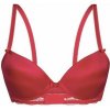 Odvážna push up podprsenka červená