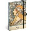 NOTIQUE Notes Alfons Mucha – Zverokruh, bodkovaný, 13 x 21 cm NOTIQUE Notes Alfons Mucha – Zverokruh, bodkovaný, 13 x 21 cm