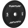 Kotouč Bumper Plate TUNTURI Platinum 5 kg Černý, pogumovaný, 50 mm Kotouč Bumper Plate TUNTURI Platinum 5 kg Černý, pogumovaný, 50 mm