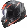 LS2 prilba STORM II FF800 Racer matt titanium/orange - S LS2 prilba STORM II FF800 Racer matt titanium/orange - S