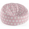 Sablio Sedací vak Cocoon Biele bodky - 115 x 75 x 45 cm Sablio Sedací vak Cocoon Biele bodky - 115 x 75 x 45 cm