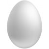 Vajíčko polystyrénové 6 cm Vajíčko polystyrénové 6 cm