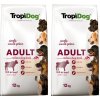 TROPIDOG Premium Adult stredné a veľké plemená Rich v HOVĚZÍM, s RÝŽÍ 2x12kg TROPIDOG Premium Adult stredné a veľké plemená Rich v HOVĚZÍM, s RÝŽÍ 2x12kg