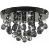 Stropná lampa luster krištáľ / chróm Dekorhome Stropná lampa luster krištáľ / chróm Dekorhome