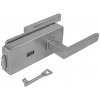 MPkovania MPK - UNIQUE R8 - ZÁMOK na sklo s kľučkou QUADRA - BBQ, kovanie na sklo BBQ otvor, NEM - nerez matná MPkovania MPK - UNIQUE R8 - ZÁMOK na sklo s kľučkou QUADRA - BBQ, kovanie na sklo BBQ otvor, NEM - nerez matná