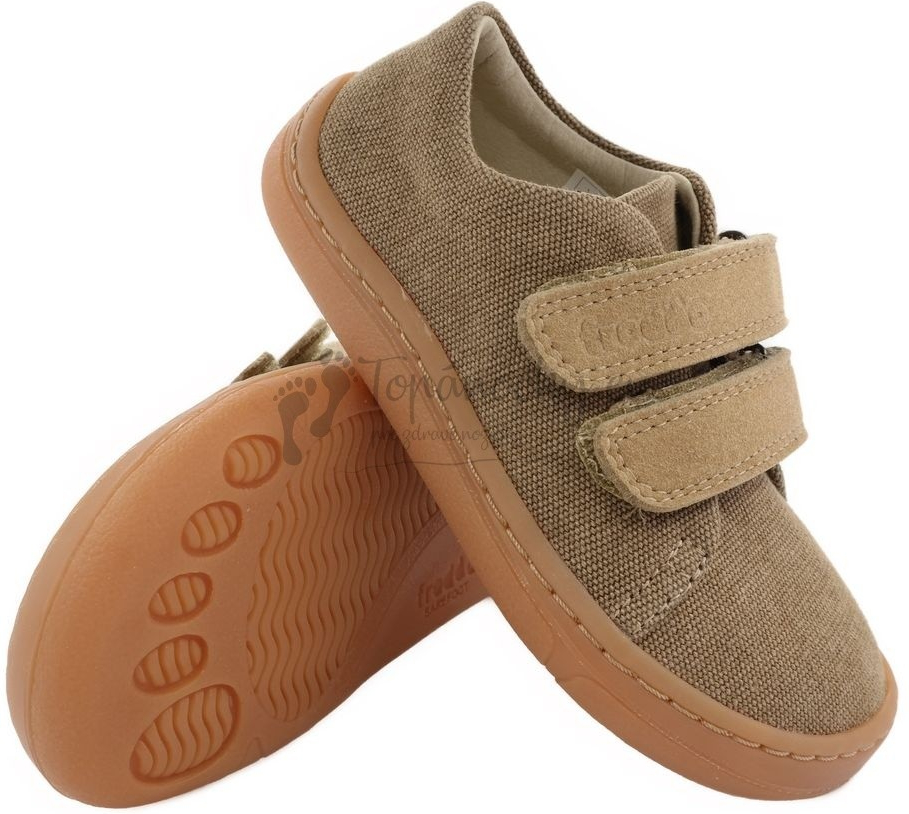 Froddo detské barefoot plátenky Vegan G3130229-3 beige