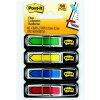 Záložky plastové Post-It 12x43 mm tvar Šípka mix 4 farieb Záložky plastové Post-It 12x43 mm tvar Šípka mix 4 farieb