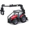 Bburago TRAKTOR MASSEY FERGUSON 8740S S NAKLADAČOM