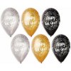 Gemar Latexové balóny 30 cm s potlačou Happy New Year Gemar Latexové balóny 30 cm s potlačou Happy New Year