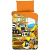 Oranžové bavlnené detské obliečky na jednolôžko 140x200 cm Building – Good Morning Oranžové bavlnené detské obliečky na jednolôžko 140x200 cm Building – Good Morning