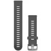 Remienok Garmin Quick Release 20mm, silikonový šedý, stříbrná přezka 010-11251-1N Remienok Garmin Quick Release 20mm, silikonový šedý, stříbrná přezka 010-11251-1N