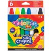Colorino Kids Twist-Up farebné mäkké voskovky 6 ks