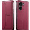 Knižkové puzdro Xiaomi Poco X8 Pro 5G / Redmi Turbo 5 5G prešívané vínové Knižkové puzdro Xiaomi Poco X8 Pro 5G / Redmi Turbo 5 5G prešívané vínové