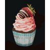 Zuty – Maľovanie podľa čísel – Cupcake s jahodou (Myroslava Voloschuk), 80 × 100 cm, plátno + rám 8596530224235 Zuty – Maľovanie podľa čísel – Cupcake s jahodou (Myroslava Voloschuk), 80 × 100 cm, plátno + rám 8596530224235