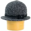 Dámsky pletený dvojitý klobúk - šedá Dámsky pletený dvojitý klobúk - šedá