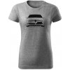 T-ričko Alfa Romeo 156 dámske tričko Farba trička: Tmavosivá, Farba potlače: Čierna, Veľkosť: L T-ričko Alfa Romeo 156 dámske tričko Farba trička: Tmavosivá, Farba potlače: Čierna, Veľkosť: L