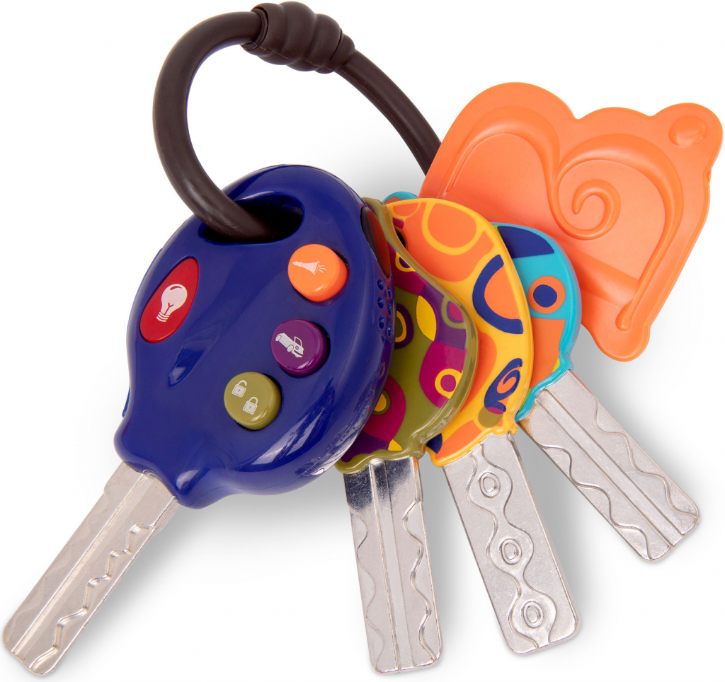 B.Toys Elektronické kľúče LucKeys modré