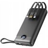 Powerbanka 20 000 mAh + vstavané káble micro + C + pre iPhone Veger čierna Powerbanka 20 000 mAh + vstavané káble micro + C + pre iPhone Veger čierna