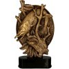 RFST3049-18/BR - Figúrka odlievaná rybár/ryba šťuka zlatá H-18 cm - 28 cm,Výška (cm) RFST3049-18/BR - Figúrka odlievaná rybár/ryba šťuka zlatá H-18 cm - 28 cm,Výška (cm)