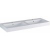 Geberit Icon 120x48,5 cm dvojité umývadlo so stredovým otvorom pre batériu 124120600 Geberit Icon 120x48,5 cm dvojité umývadlo so stredovým otvorom pre batériu 124120600