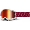 100% ACCURI 2 okuliare REDLINE červené plexi 100% ACCURI 2 okuliare REDLINE červené plexi