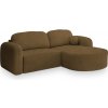 Wilsondo Rohová rozkladacia sedačka Amilia Q - hnedá Strana: Pravá Wilsondo Rohová rozkladacia sedačka Amilia Q - hnedá Strana: Pravá