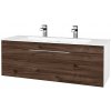 Dreja Umývadlová skrinka ASTON SZZ 120 - N01 Biela lesk / Úchytka T05 / D25 Teak Dreja Umývadlová skrinka ASTON SZZ 120 - N01 Biela lesk / Úchytka T05 / D25 Teak