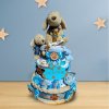 BabyTorta trojposchodová plienková torta pre bábätko PSÍK WILLY