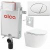 Alcadrain Set modulu k zazdění, EBS WC, sedátka a tlačítka M70, bílá 1 set Alcadrain Set modulu k zazdění, EBS WC, sedátka a tlačítka M70, bílá 1 set