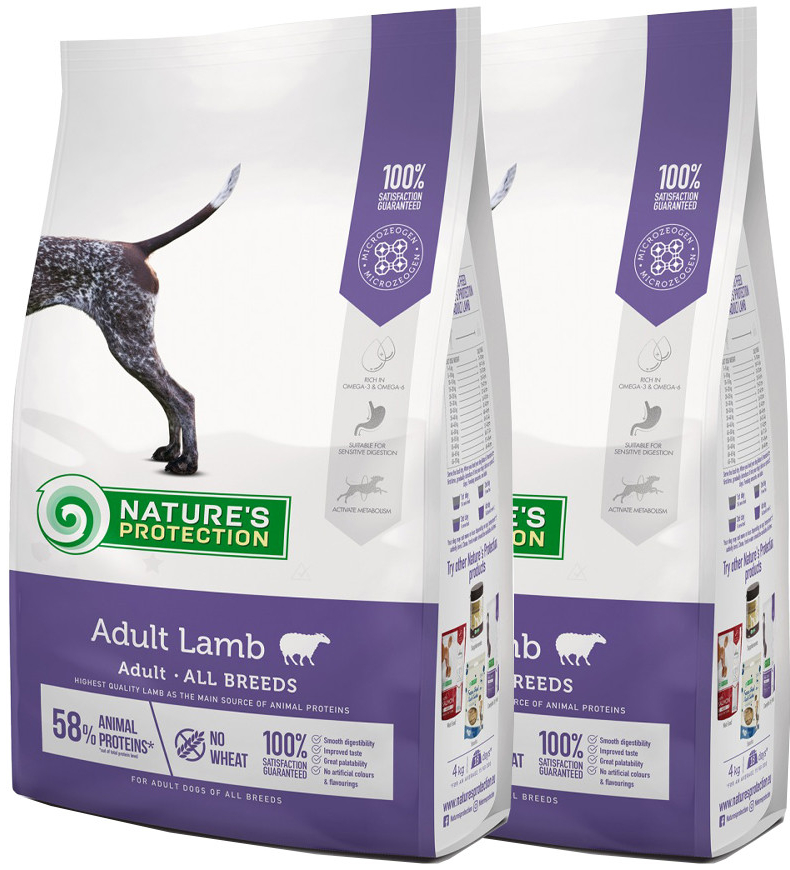 Natures Protection dog Adult All Breed lamb 2 x 12 kg