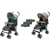Mama Kiddies Vento športový dvojkočík (pre dvojičky) v kombinácii zeleno-sivej a béžovo-sivej farbe + darček: pláštenky Mama Kiddies Vento športový dvojkočík (pre dvojičky) v kombinácii zeleno-sivej a béžovo-sivej farbe + darček: pláštenky