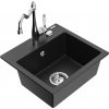 MEXEN/S MEXEN/S - Milo granitový drez 1-miska vrátane batérie Carla, čierna/strieborná metalík 6505-73-670700-00 MEXEN/S MEXEN/S - Milo granitový drez 1-miska vrátane batérie Carla, čierna/strieborná metalík 6505-73-670700-00
