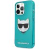 AppleMix KARL LAGERFELD Apple iPhone 13 Pro - Head Choupette - gumový - modré