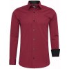 Rusty Neal košela pánska R-44 slim fit bordo Rusty Neal košela pánska R-44 slim fit bordo