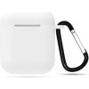 Ochranné pouzdro na Apple Airpods 1,2 silikónové hladké Farva: Biela Ochranné pouzdro na Apple Airpods 1,2 silikónové hladké Farva: Biela