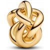 Pandora Pozlátená korálka Uzol nekonečna Shine Moments 763755C00 Pandora Pozlátená korálka Uzol nekonečna Shine Moments 763755C00