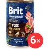 Brit Premium by Nature Pork with Trachea 6× 400 g Brit Premium by Nature Pork with Trachea 6× 400 g
