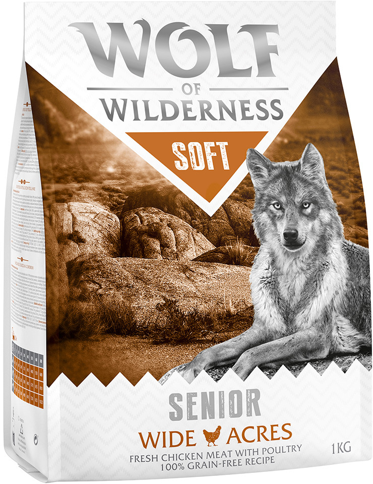 Wolf of Wilderness Senior Soft Wide Acres kuracie 5 x 1 kg