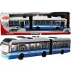 Kĺbový autobus 1:16 modrý so zvukmi na zotrvačník Kĺbový autobus 1:16 modrý so zvukmi na zotrvačník