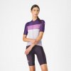 CASTELLI Cyklistické nohavice krátke s trakmi - PRIMA 2 DT - fialová L CASTELLI Cyklistické nohavice krátke s trakmi - PRIMA 2 DT - fialová L